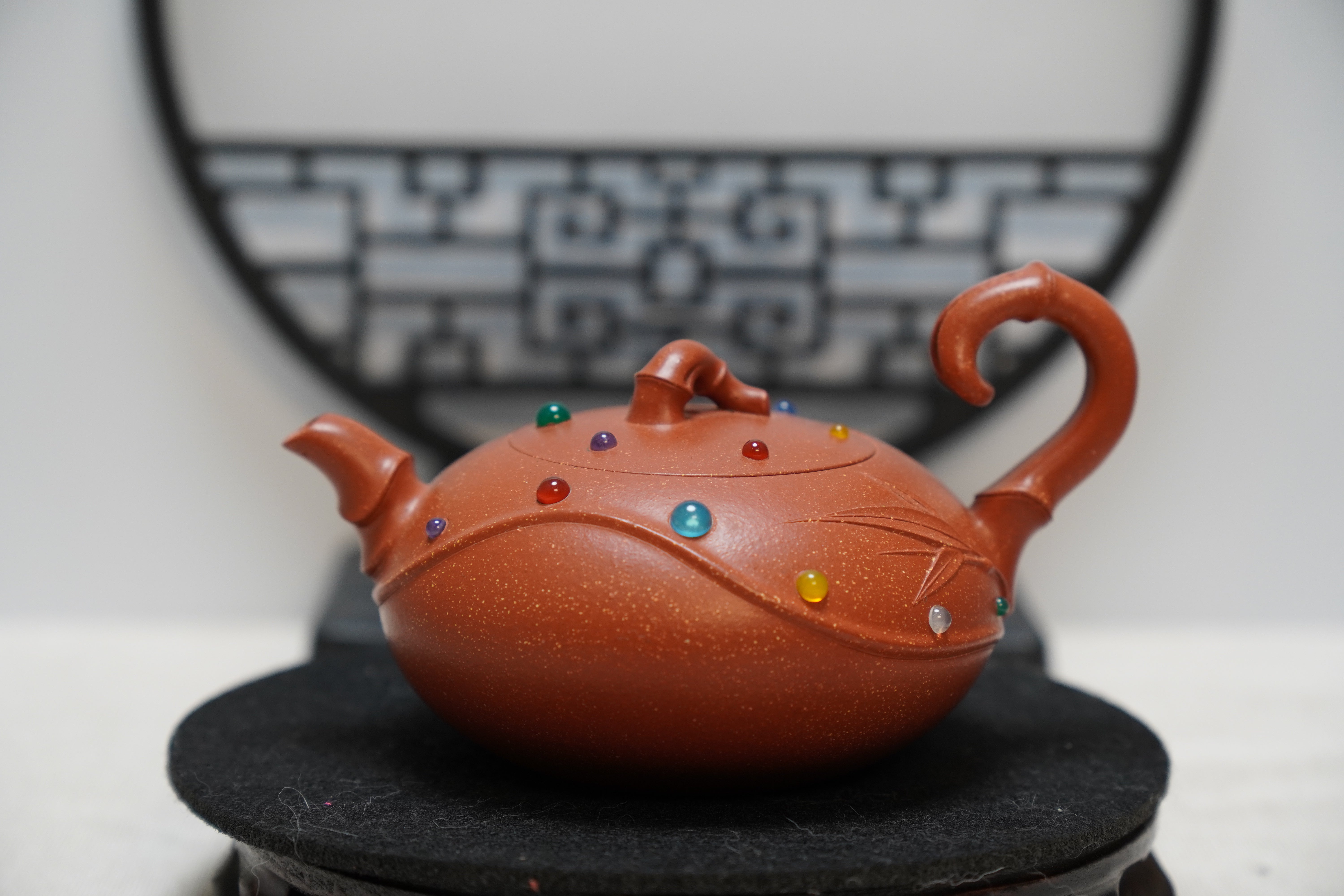 Ji Fang Yixing Clay Teapot, Fully Handmade from Original Old